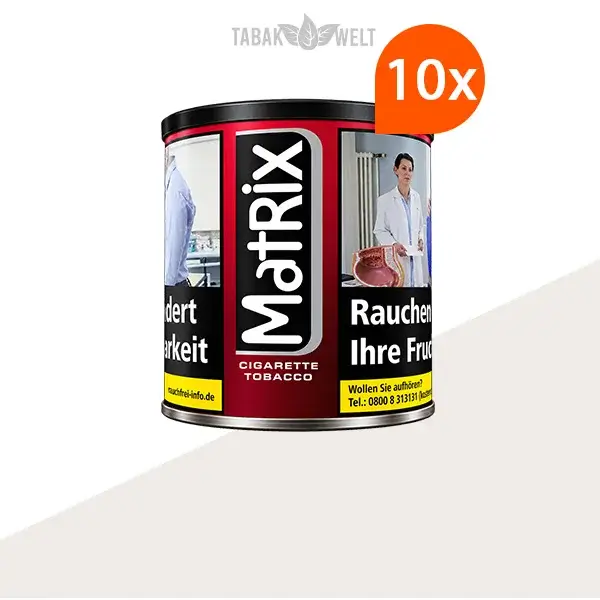 Matrix Red Feinschnitt Tabak, 10 Dosen