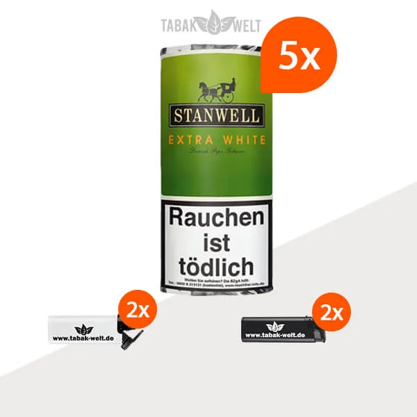 5x-stanwell-extra-white-pouch-mit-feuerzeugen