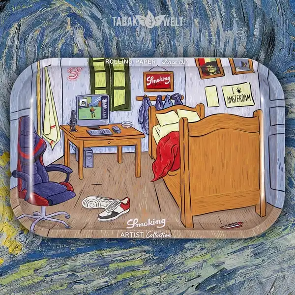 Smoking Tray Artist Collection 28,5 x 18,5 cm Van Gogh Smoking Tray Artist Collection 28,5 x 18,5 cm Van Gogh