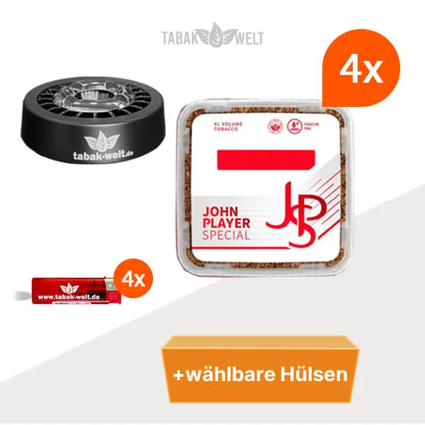 John Player Volumentabak 4x Eimer mit wählbaren Filterhülsen John Player Volumentabak 4x Eimer mit wählbaren Filterhülsen