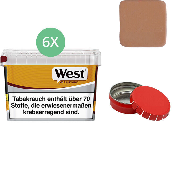 6 x-165g West yellow-eimer-frische-ta-2323