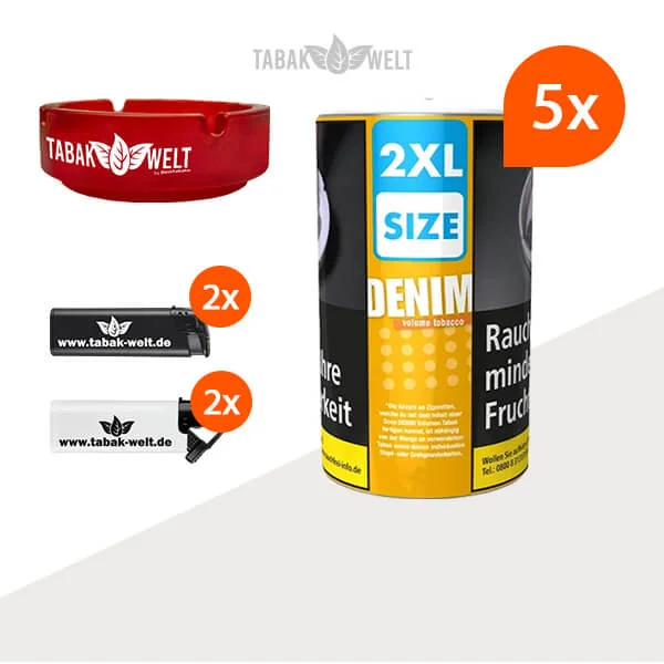 denim-volumentabak-xxl-5x-dose-mit-glas-aschenbecher