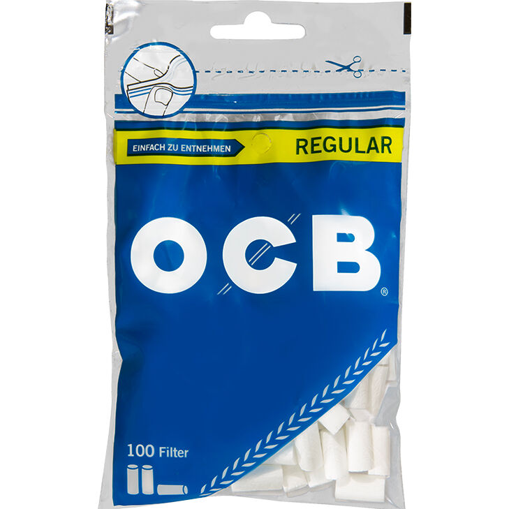 OCB Drehfilter Regular 7,5 mm 100 Stück