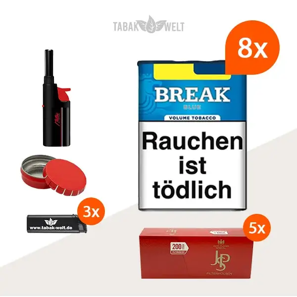 break-blue-l-volumentabak-8x-dose-mit-1000-king-size-huelsen-und-feuerzeugen