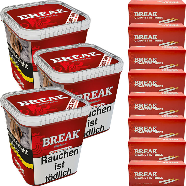 Break Original 3 x 215g mit 1600 Hülsen