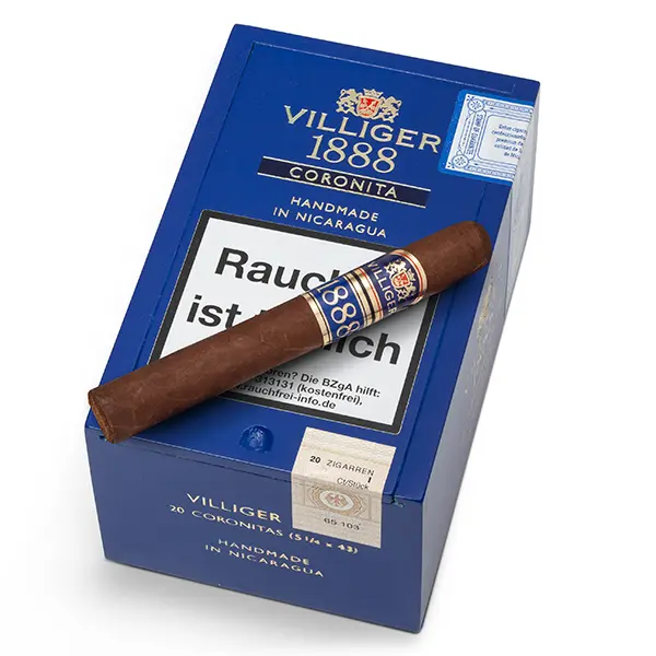 VILLIGER 1888 Zigarren Nicaragua Coronita Kiste