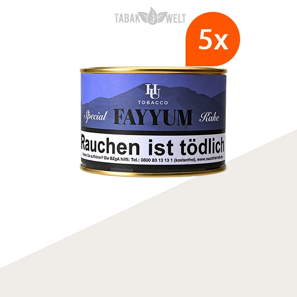 HU Tobacco Fayyum Special Kake Pfeifentabak, 5 Dosen