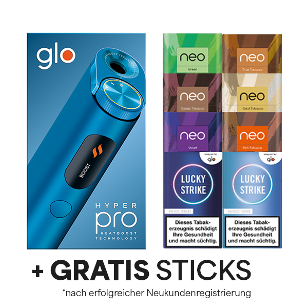 Das Glo Hyper Pro Lapis Blue plus Sticks Angebot