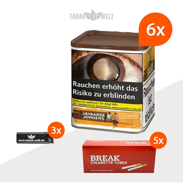 javaanse-jongens-classic-drehtabak-6x-dose-mit-1000-huelsen
