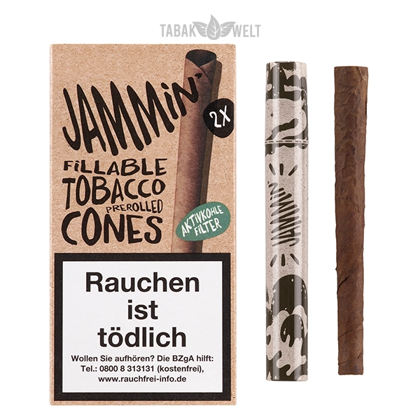 jammin-tobacco-cones-classic-2-stueck-mit-aktivkohlenfilter