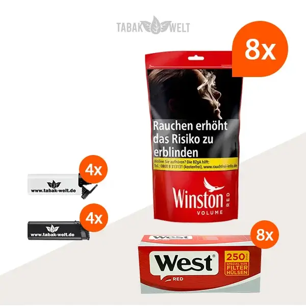 winston-red-volumentabak-8x-beutel-xl-mit-2000-special-size-huelsen