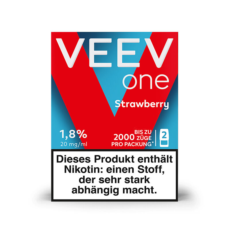 veev one pods strawberry packung frontal 