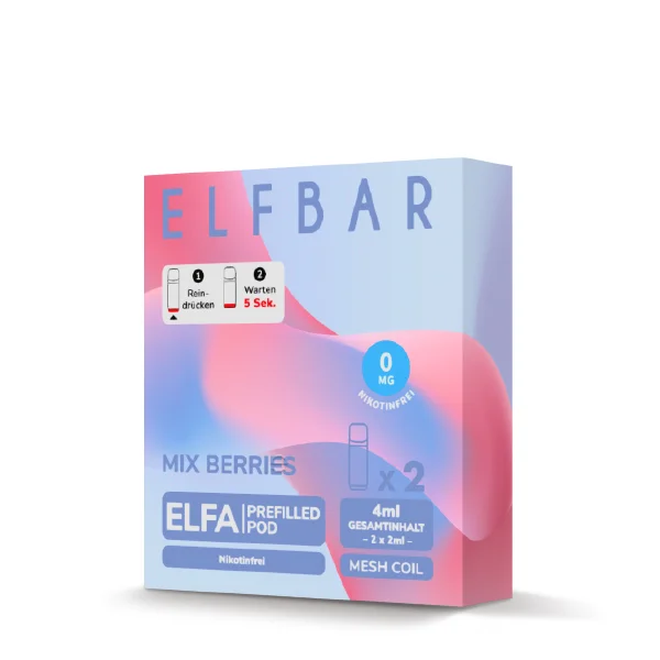 Elfbar Elfa Mix Berries 0mg Pod für E-Zigarette