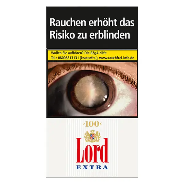 Die Lord Extra 100 Zigaretten.