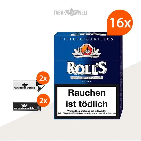 16x-rolls-exclusive-blue-zigarillos-mit-feuerzeuge