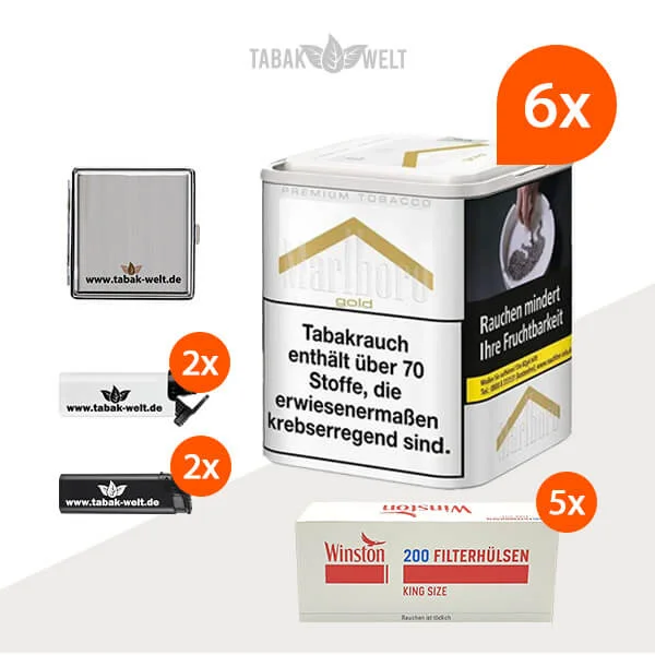 marlboro-gold-feinschnitt-tabak-6x-dose-mit-1000-filterhuelsen-und-etui