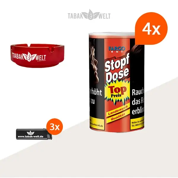 fargo-rot-volumentabak-4x-dose-mit-aschenbecher