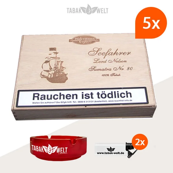 5x-woermann-cigars-seefahrer-zigarren-LORD-NELSON-sumatra-NO.80 5x-woermann-cigars-seefahrer-zigarren-LORD-NELSON-sumatra-NO.80