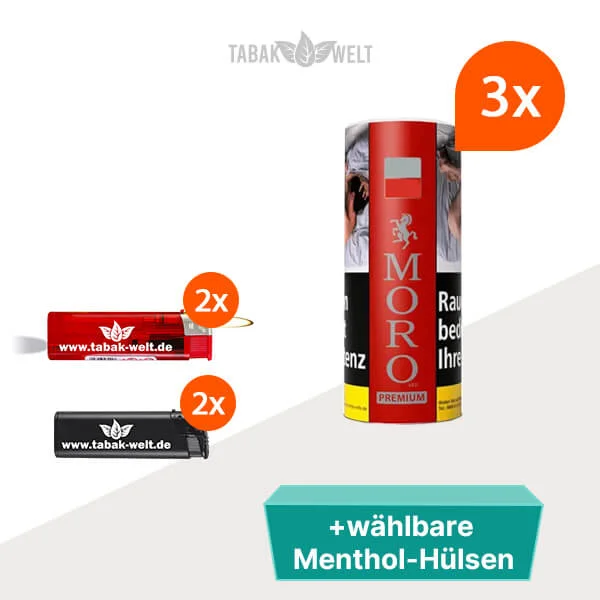 4x-moro-red-premium-Dose-waelbaren-huelsen-ledfeuerzeug