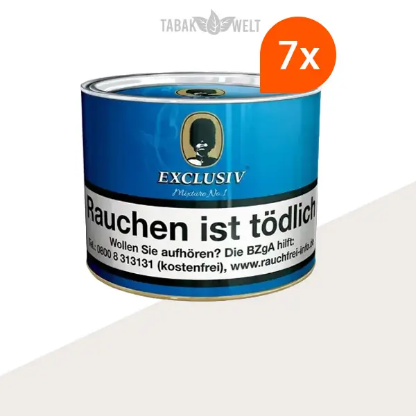 Exclusiv Mixture No. 1 Pfeifentabak – 7 × Royal Dose L