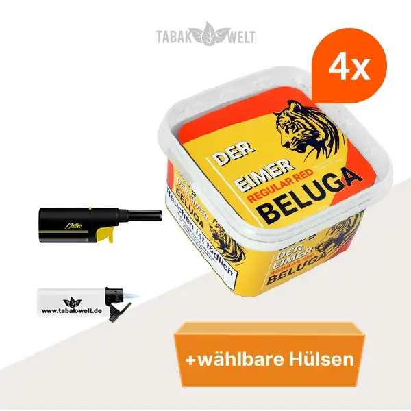 beluga-red-pfeifentabak-regular-4x-eimer-mit-waehlbaren-huelsen