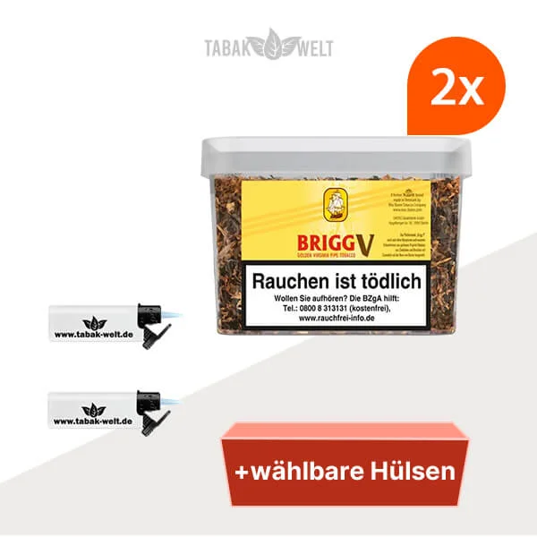 brigg-v-vanilla-pfeifentabak-2x-eimer-mit-waehlbaren-huelsen