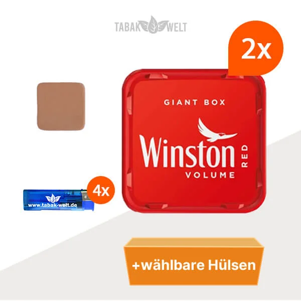 Winston Volumentabak 2 x Giant Box mit wählbaren Hülsen