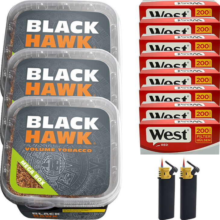 Black Hawk 3 x 230g mit 1400 King Size Hülsen