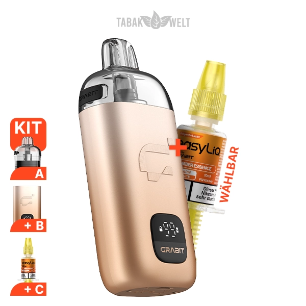 grabit-max-starter-kit-champagne-inkl-leerpod-liquid-nach-wahl