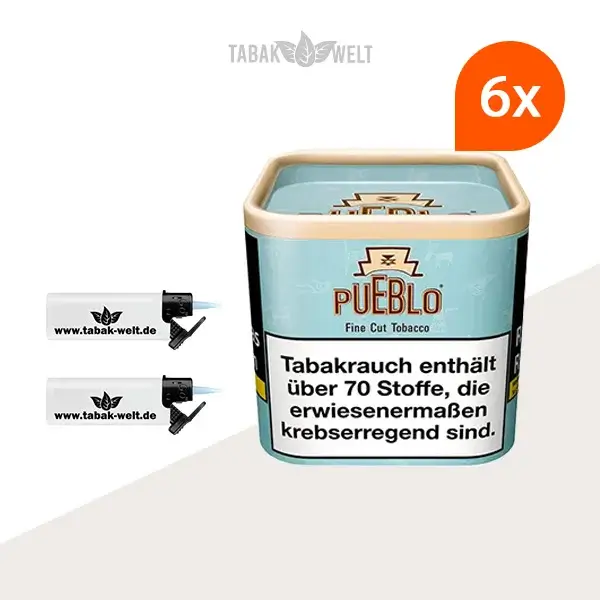 pueblo-feinschnitttabak-blue-6-x-dose-mit-feuerzeugen pueblo-feinschnitttabak-blue-6-x-dose-mit-feuerzeugen