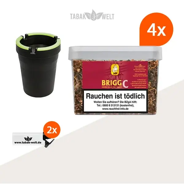 brigg-c-cherry-pfeifentabak-4x-eimer-mit-aschenbecher