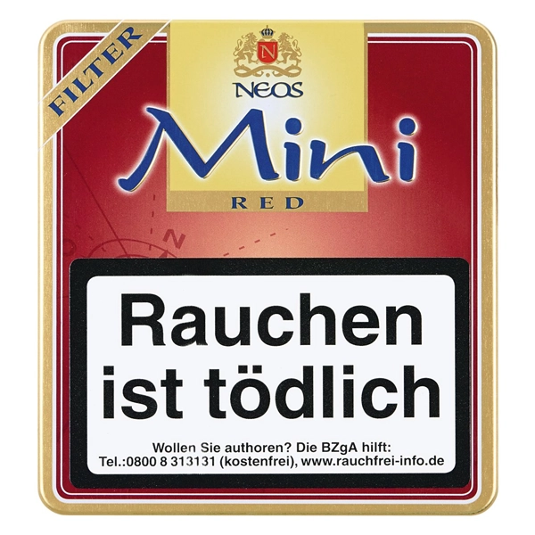 Neos Mini Red Zigarillos mit Filter