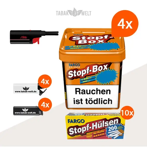 fargo-orange-volumentabak-xxl-4x-eimer-mit-2000-stopf-huelsen