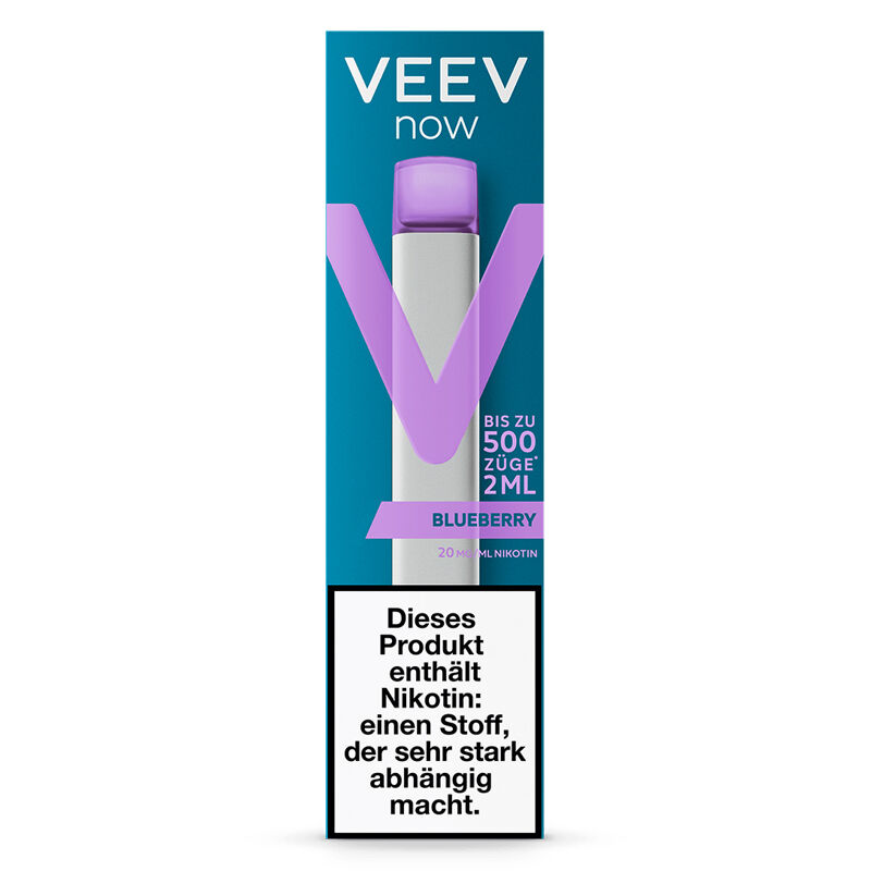 veev now blueberry verpackung frontal