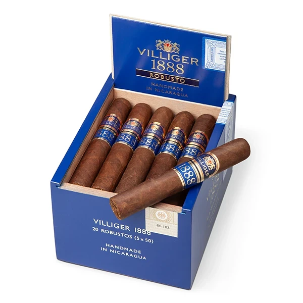 villiger-1888-zigarren-nicaragua-robusto-kiste-offen