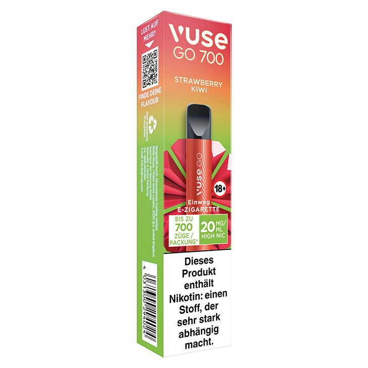 Vuse Go 700 Strawberry Kiwi 20mg Einweg E-Zigarette