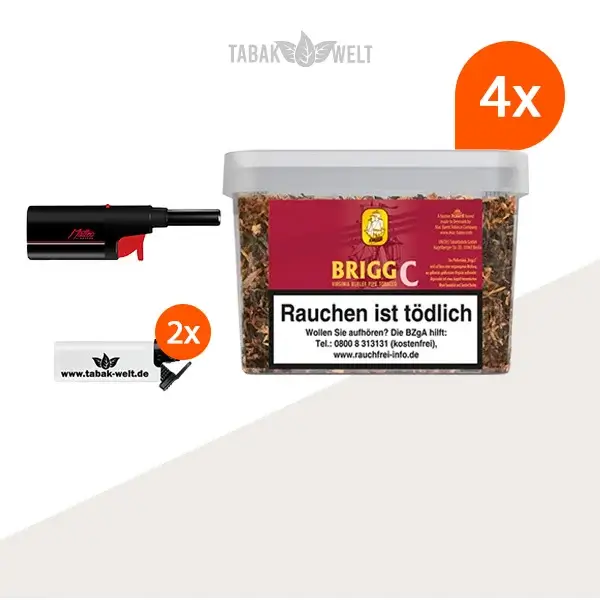 brigg-c-cherry-pfeifentabak-4x-eimer-mit-feuerzeuge