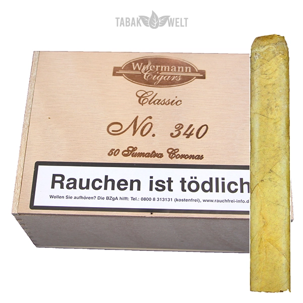 Woermann Cigars Classic Zigarren No 340 Sumatra