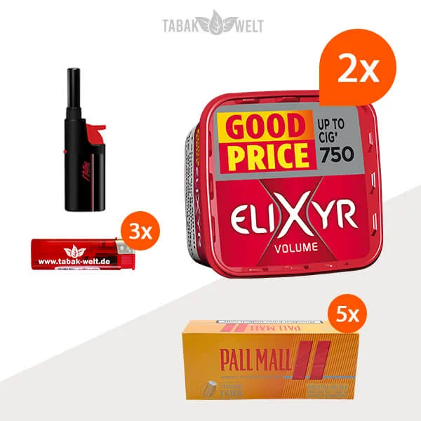 elixyr-red-rot-volumentabak-2x-eimer-mit-1000-pall-mall-huelsen