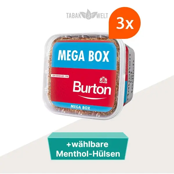 burton-red-volumentabak-3x-mega-box-mit-waehlbaren-menthol-huelsen