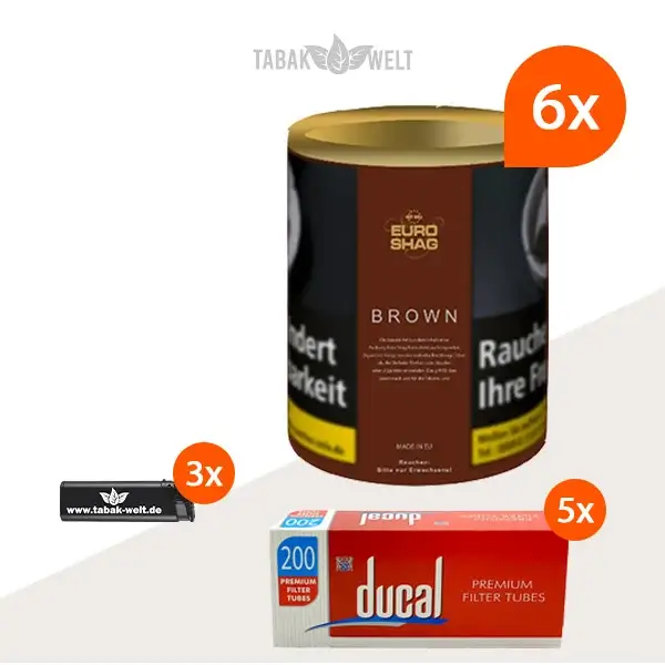 euro-shag-brown-bright-6x-dose-mit-1000-king-size-filterhuelsen
