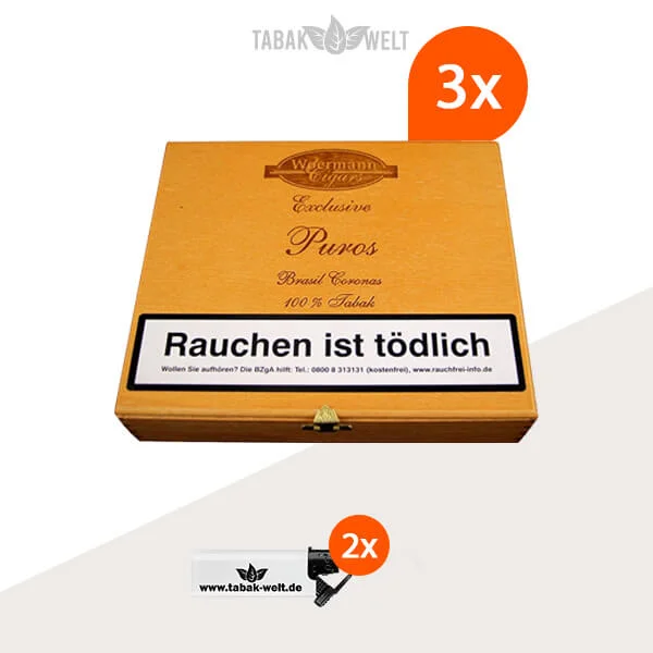 Woermann Cigars Exclusive Zigarren Fiesta Brasil 3x Kisten Woermann Cigars Exclusive Zigarren Fiesta Brasil 3x Kisten