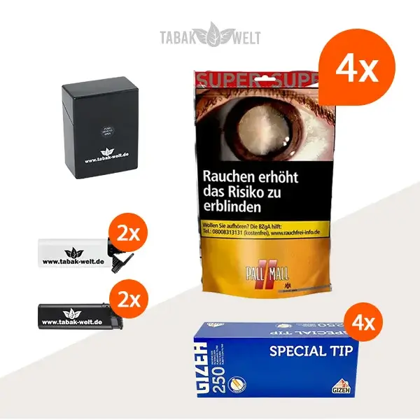 pall-mall-allround-red-volumentabak-4x-super-beutel-mit-1000-special-tip-huelsen