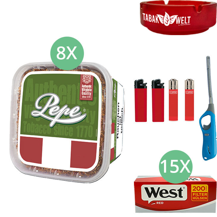 8xPepe-3000-west-red-hülsen