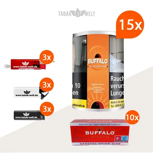 buffalo-red-volumentabak-15x-dose-mit-2000-special-size-filterhuelsen buffalo-red-volumentabak-15x-dose-mit-2000-special-size-filterhuelsen
