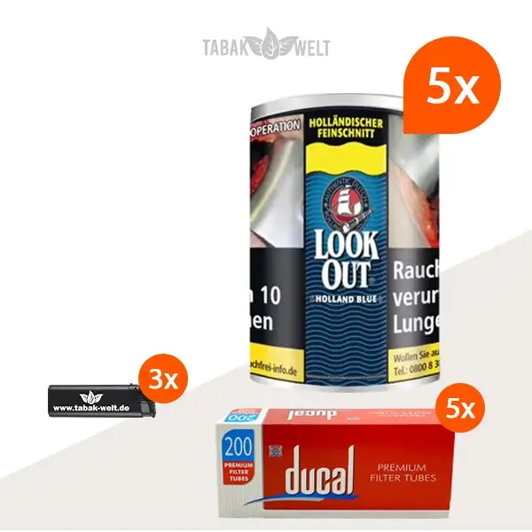 look-out-holland-blue-feinschnitt-tabak-5x-dose-mit-1000-king-size-filterhuelsen