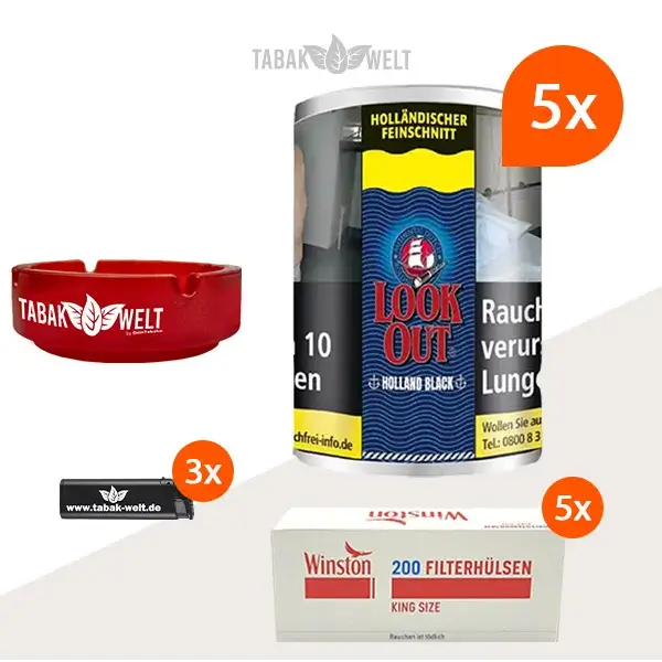 look-out-holland-black-feinschnitt-tabak-5x-dose-mit-1000-king-size-huelsen