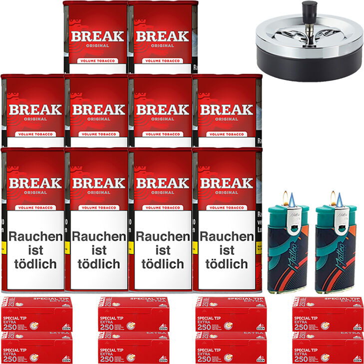 Break Original 10 x 100g mit 2000 Extra Hülsen