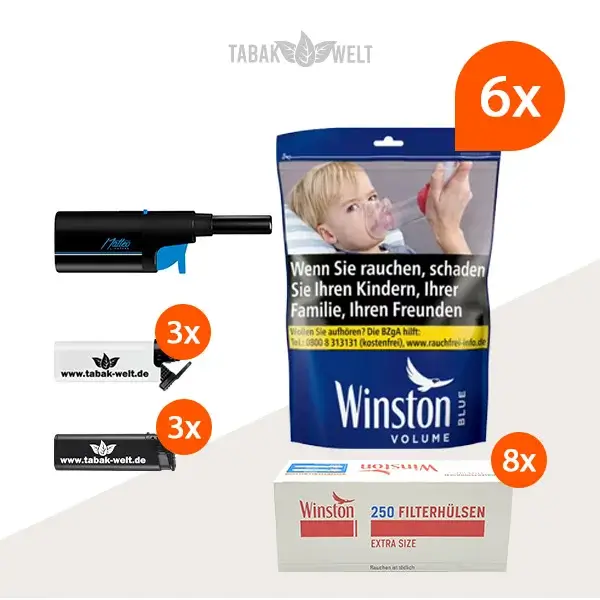 winston-blue-6-x-beutel-mit-1000-win-extra-huelsen-und-stabfeuerzeug