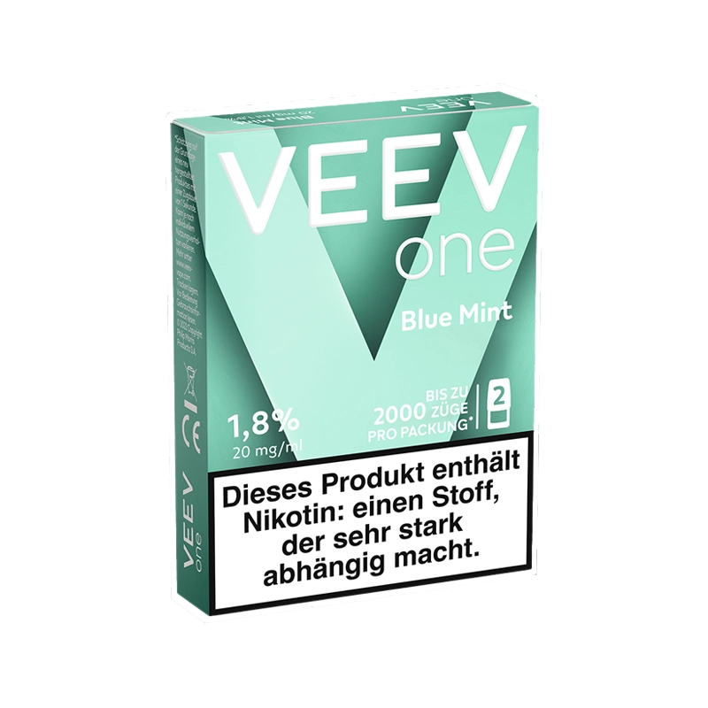 veev one blue mint pods multipack verpackung seitlich